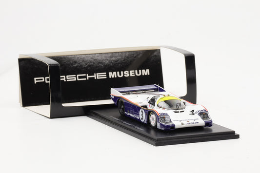 1:43 Spark Porsche 956 #3 Winner Le Mans 1983 mit Decals MAP Museum