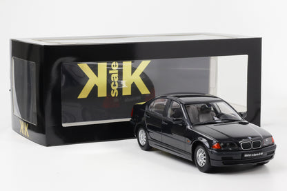 1:18 KK-Scale BMW 3er Serie E46 Limousine Baujahr 1999 schwarz metallic
