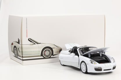 1:18 Porsche Boxster S Edition 2 2008 weiss Museum MAP Welly