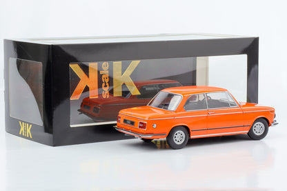1:18 BMW 1502 2. Serie 1974 orange 1:18 KK-Scale diecast