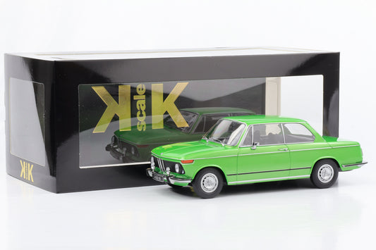1:18 BMW 2002 tii 2. Serie 1974 grün metallic 1:18 KK-Scale diecast