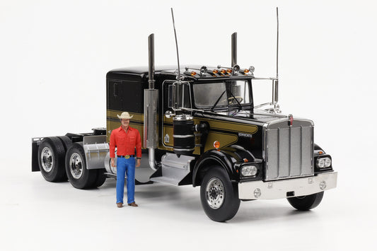 1:18 Kenworth W900 Movie Truck 1976 like Smokey Bandit mit Figur Road Kings