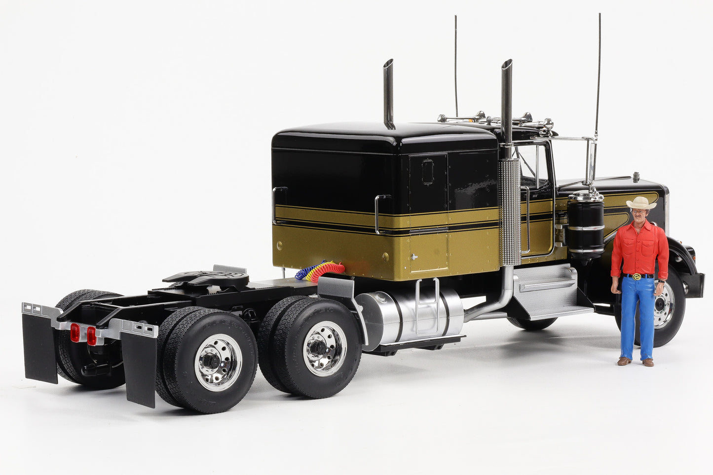 1:18 Kenworth W900 Movie Truck 1976 like Smokey Bandit mit Figur Road Kings