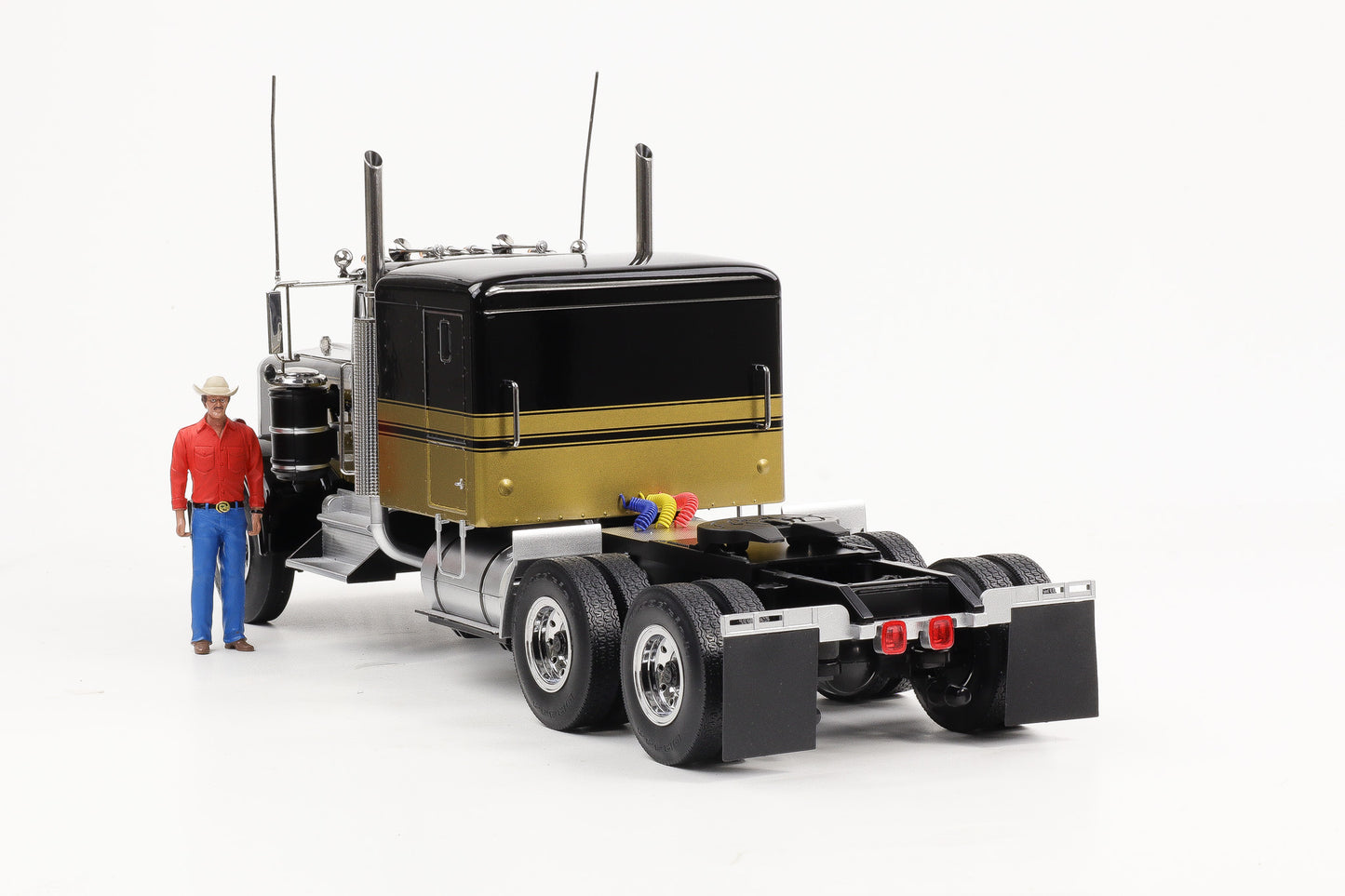 1:18 Kenworth W900 Movie Truck 1976 like Smokey Bandit mit Figur Road Kings
