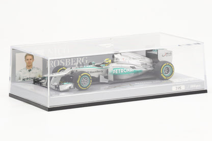 1:43 Minichamps  F1 Mercedes AMG Petronas F1 Team Nico Rosberg #9 Showcar 2013