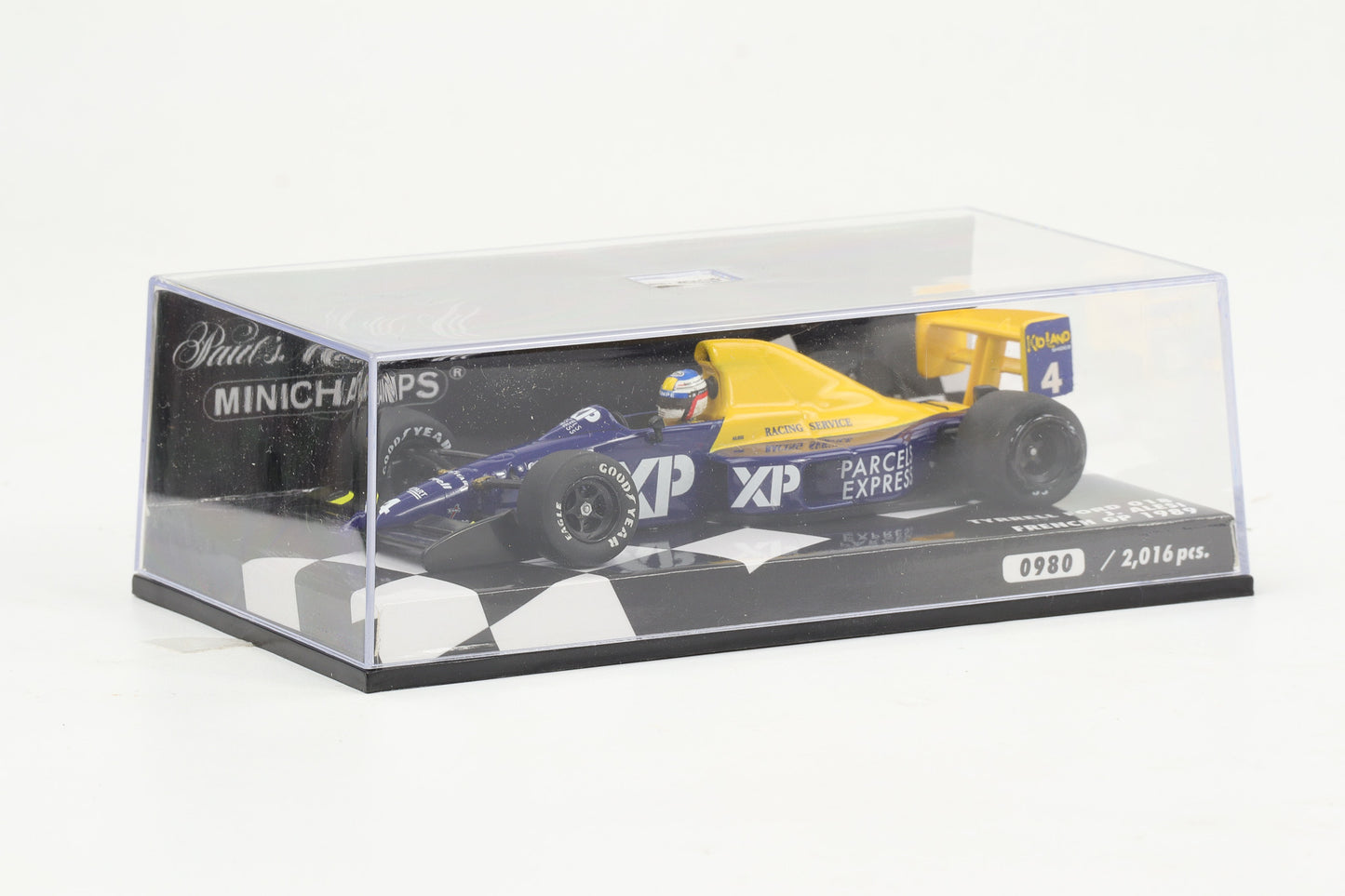 1:43 Minichamps F1 Tyrrell Ford 018 French GP 1989 J. Alesi Formel 1