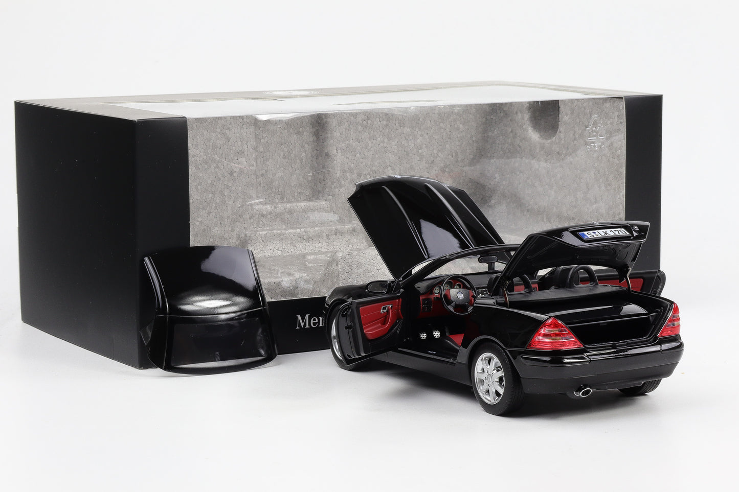 1:18 Norev Mercedes Benz SLK 200 Roadster R170 1996-2000 schwarz Dealer