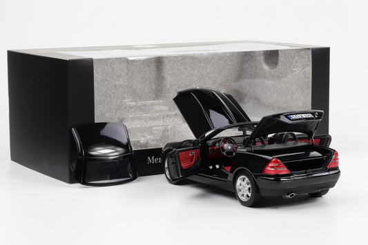 1:18 Norev Mercedes Benz SLK 200 Roadster R170 1996-2000 schwarz Dealer