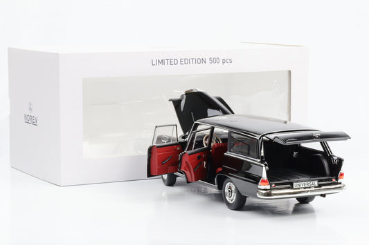 1:18 Mercedes-Benz 200 Universal W110 Heckflosse 1966 schwarz Norev limited