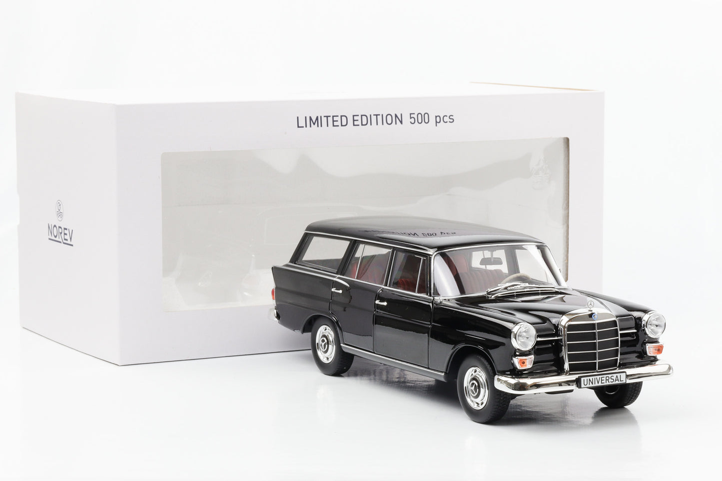 1:18 Mercedes-Benz 200 Universal W110 Heckflosse 1966 schwarz Norev limited