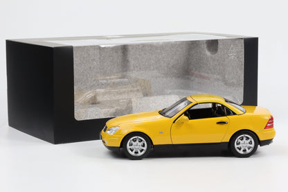 1:18 Norev Mercedes Benz SLK 200 Roadster R170 1996-2000 gelb Dealer