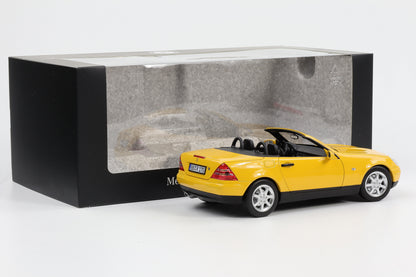 1:18 Norev Mercedes Benz SLK 200 Roadster R170 1996-2000 gelb Dealer