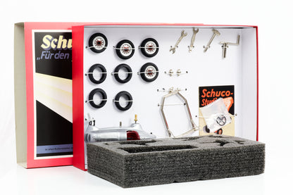 Mercedes-Benz racing car assembly kit + 3 figures special set Schuco Studio I