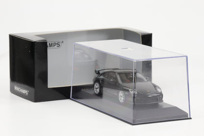 1:43 Minichamps Porsche 911 997 II GT2 RS 2010 schwarz carbon / silberne Felgen