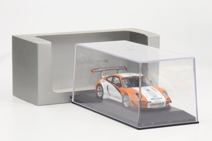 1:43 Minichamps Porsche 911 GT3 R Hybrid 2011 Präsentation Dealer WAP