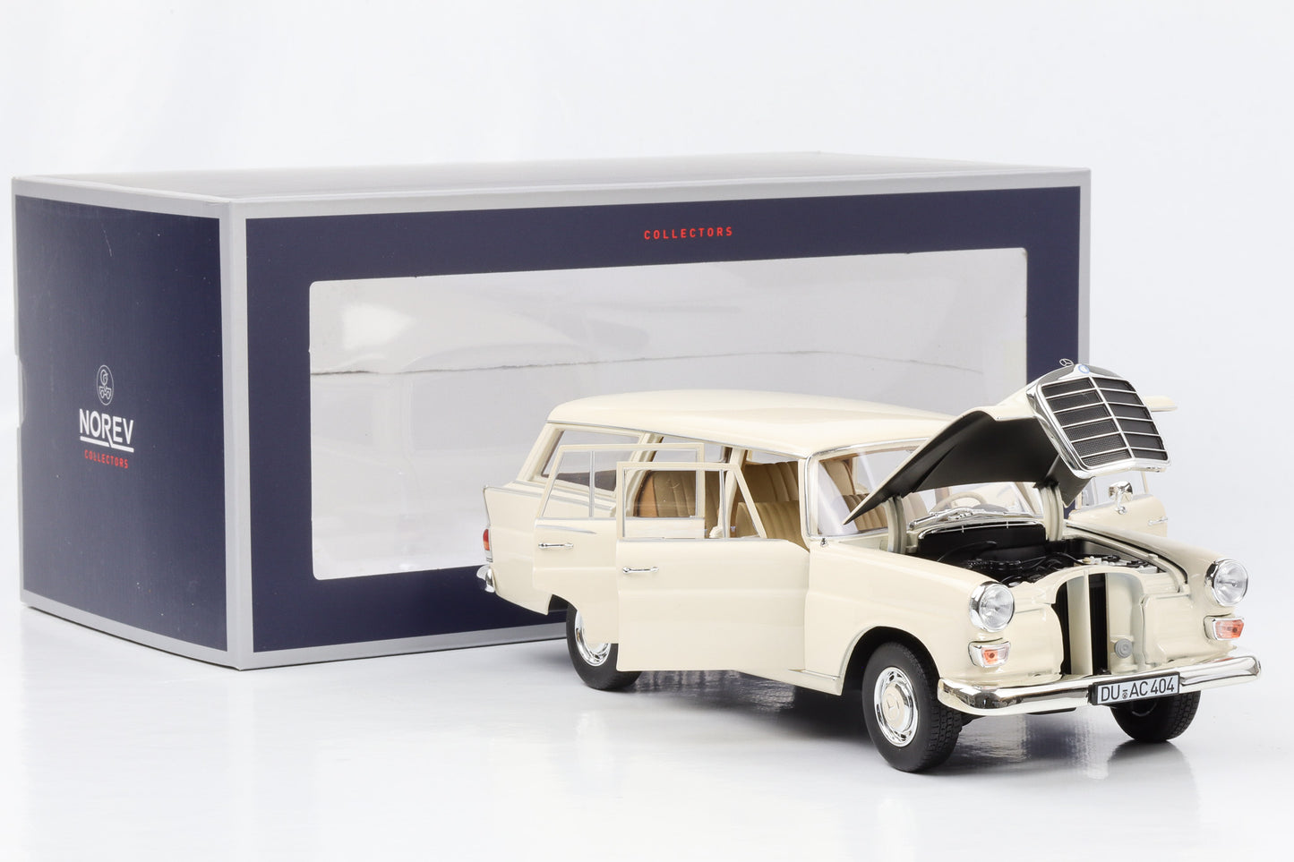 1:18 Mercedes-Benz 200 Universal W110 Heckflosse 1966 cream Norev 183709