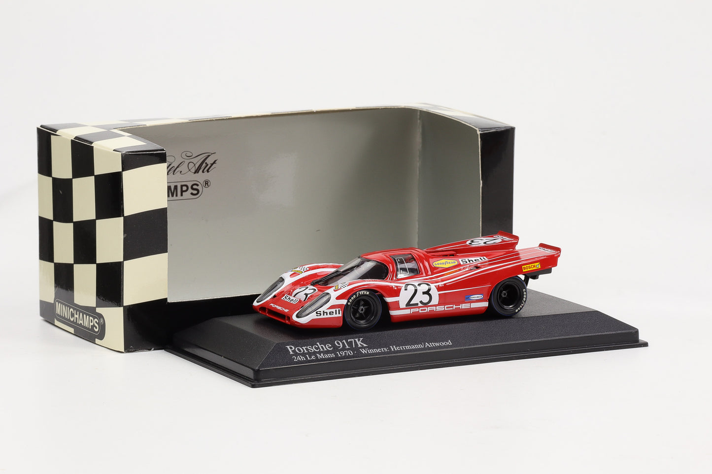 1:43 Minichamps Porsche 917K #23 24h Le Mans 1970 Winners Herrmann Attwood