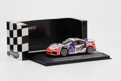 1:43 Minichamps Porsche Cayman GT4 Clubsport 24h Nürburgring 2016 raceunion Teichmann Racing