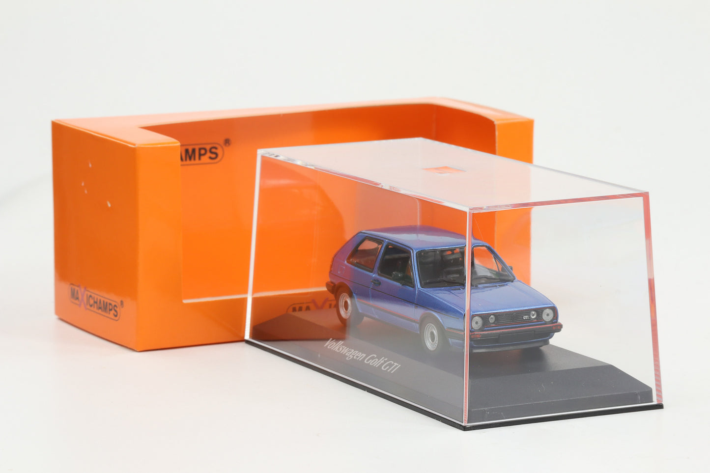 1:43 Maxichamps VW Volkswagen Golf II 1985 blau metallic Minichamps