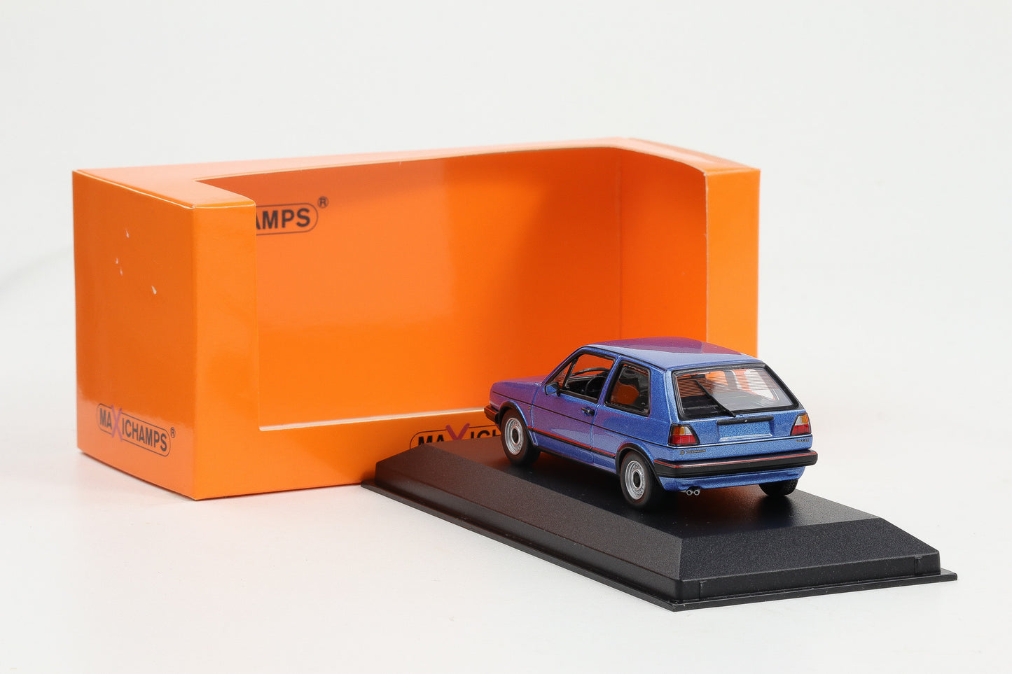 1:43 Maxichamps VW Volkswagen Golf II 1985 blau metallic Minichamps