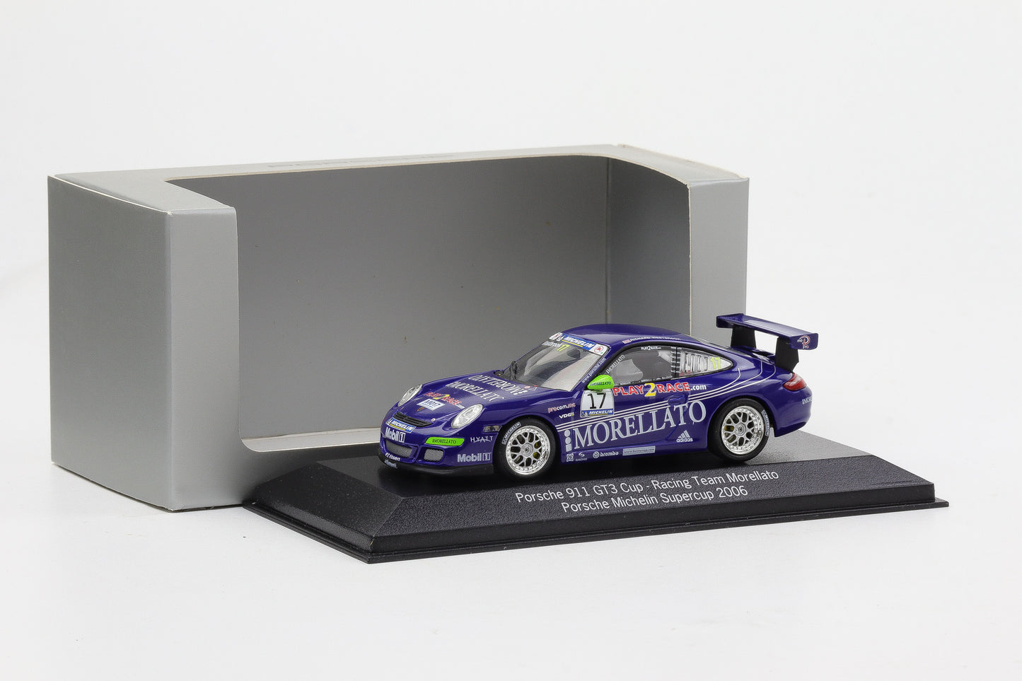 1:43 Minichamps Porsche 911 997 GT3 Cup #17 Morellato Supercup Westbrook WAP