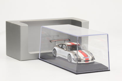 1:43 Minichamps Porsche 911 997 GT3 R 2012 weiß / roter Streifen WAP Dealer