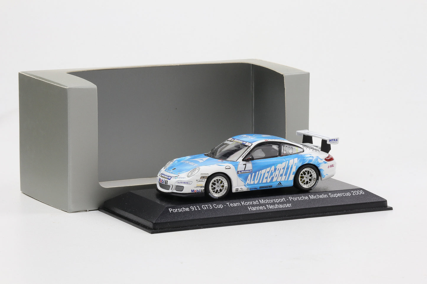 1:43 Minichamps Porsche 911 997 GT3 Cup #7 Konrad Supercup Neuhauser WAP Dealer