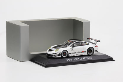 1:43 Minichamps Porsche 911 997 GT3 RSR 2008 N° 8 Präsentation WAP Dealer