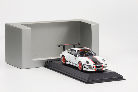 1:43 Minichamps Porsche 911 997 GT3 Cup S 2009 n° 8 Präsentation WAP Dealer