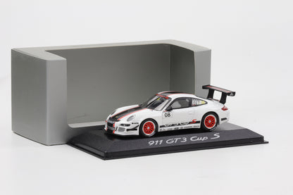1:43 Minichamps Porsche 911 997 GT3 Cup S 2009 n° 8 Präsentation WAP Dealer