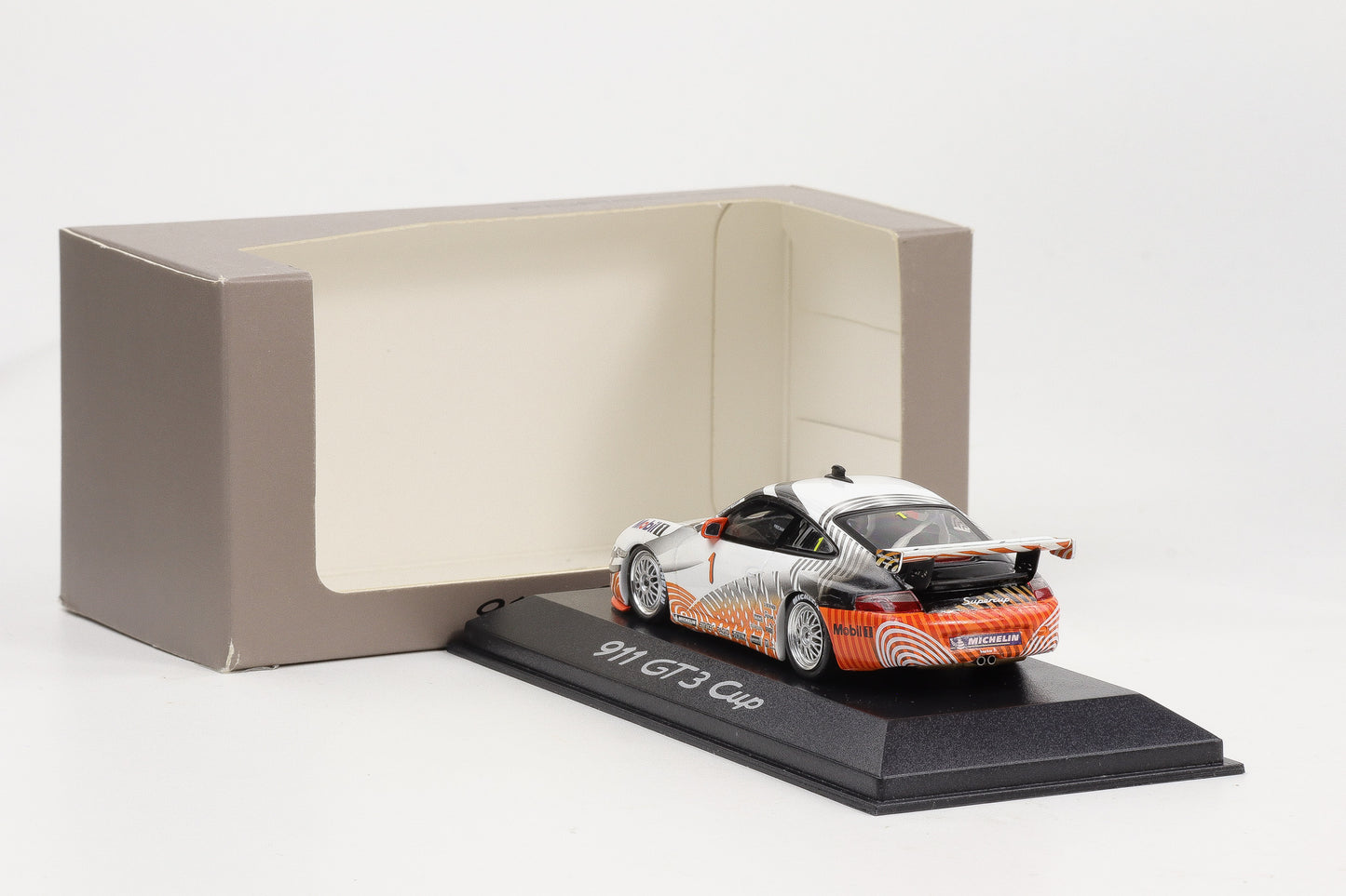 1:43 Minichamps Porsche 911 996 GT3 Cup n° 1 Supercup Präsentation WAP Dealer