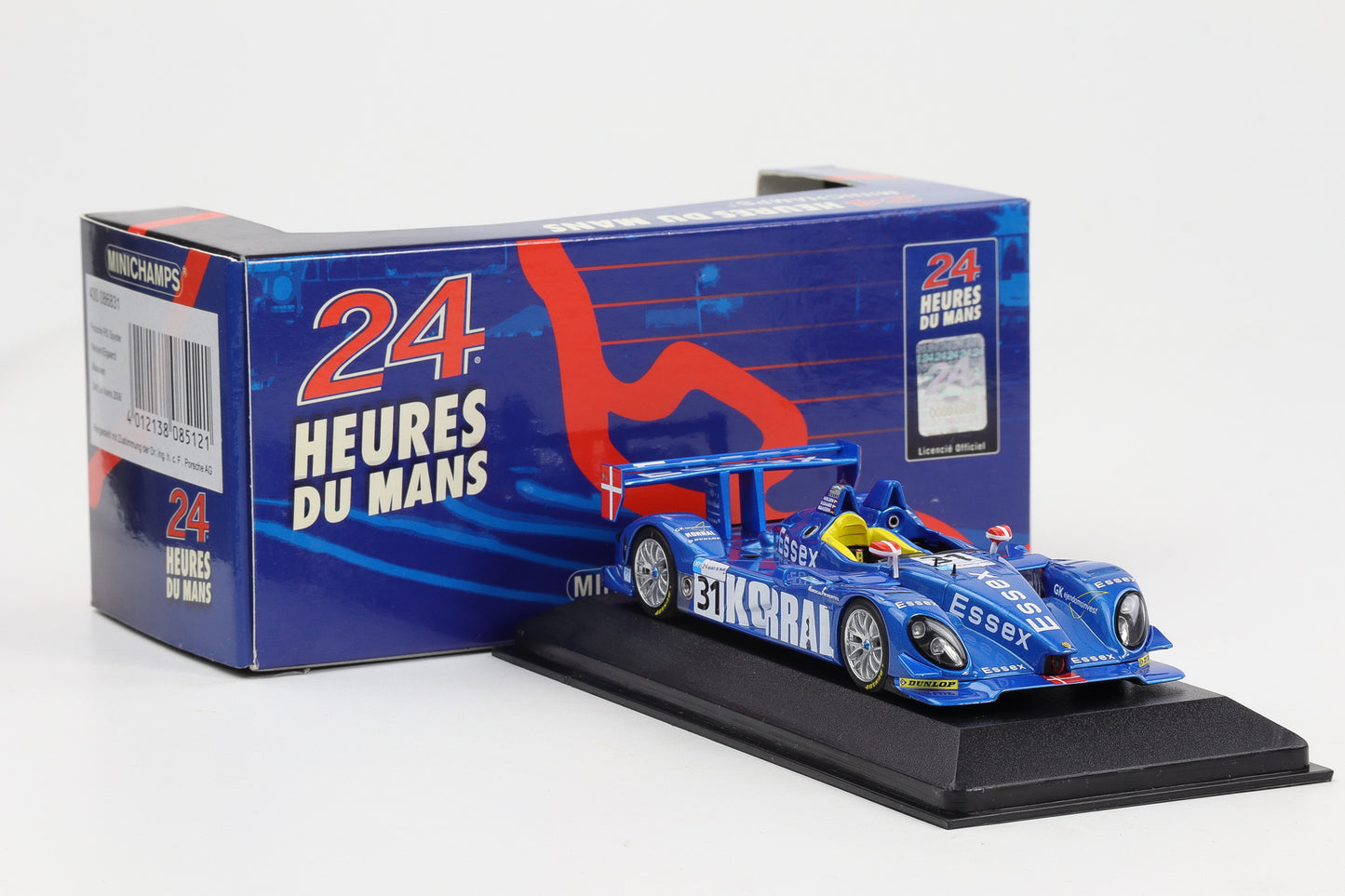 1:43 Minichamps Porsche RS Spyder #31 Korral 24H Le Mans 2008