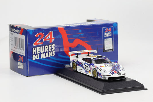 1:43 Minichamps Porsche GT1 #25 24H Le Mans 1996 Boutsen Stuck Wollek