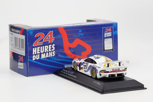 1:43 Minichamps Porsche GT1 #25 24H Le Mans 1996 Boutsen Stuck Wollek