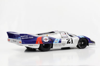 1:12 Porsche 917 LH Martini #21 G. Larrousse V. Elford 24h Le Mans 1971 CMR 12013