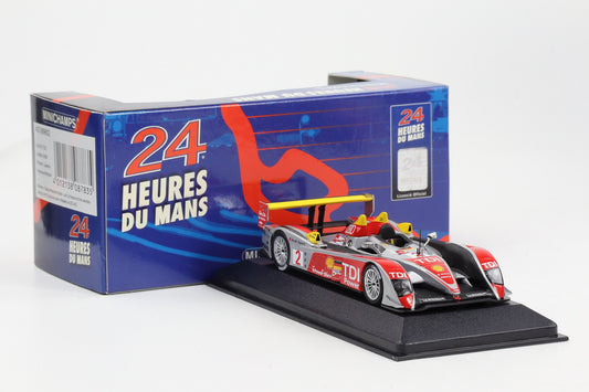 1:43 Minichamps Audi R10 TDI Winner 24h Le Mans 2008 Capello Kristensen Mc Nish