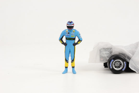 1:18 Cartrix Figur F1 Fernando Alonso Renault 2005 Formel 1 ca. 10 cm