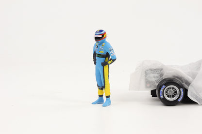 1:18 Cartrix Figur F1 Fernando Alonso Renault 2005 Formel 1 ca. 10 cm