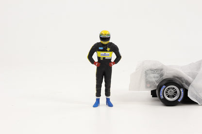 1:18 Cartrix Figur F1 Ayrton Senna Lotus 1985 Formel 1 ca. 10 cm