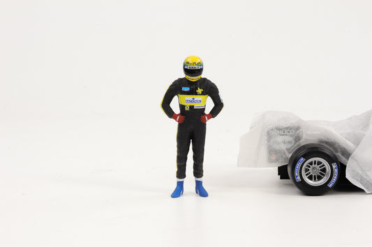1:18 Cartrix Figur F1 Ayrton Senna Lotus 1985 Formel 1 ca. 10 cm