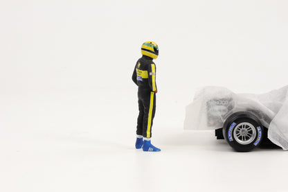 1:18 Cartrix Figur F1 Ayrton Senna Lotus 1985 Formel 1 ca. 10 cm