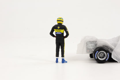 1:18 Cartrix Figur F1 Ayrton Senna Lotus 1985 Formel 1 ca. 10 cm