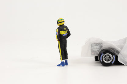 1:18 Cartrix Figur F1 Ayrton Senna Lotus 1985 Formel 1 ca. 10 cm