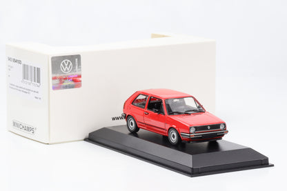 1:43 VW Volkswagen Golf II 1985 rot Minichamps