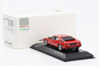 1:43 BMW M1 1980 rot Minichamps diecast limited