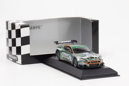 1:43 Minichamps Aston Martin DBRS 9 BMS Scuderia Italia FIA GT3 Spa 2006 Zani Mugelli