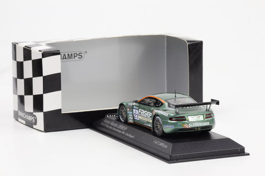 1:43 Minichamps Aston Martin DBRS 9 BMS Scuderia Italia FIA GT3 Spa 2006 Zani Mugelli