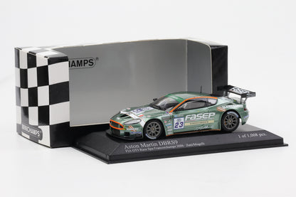 1:43 Minichamps Aston Martin DBRS 9 BMS Scuderia Italia FIA GT3 Spa 2006 Zani Mugelli