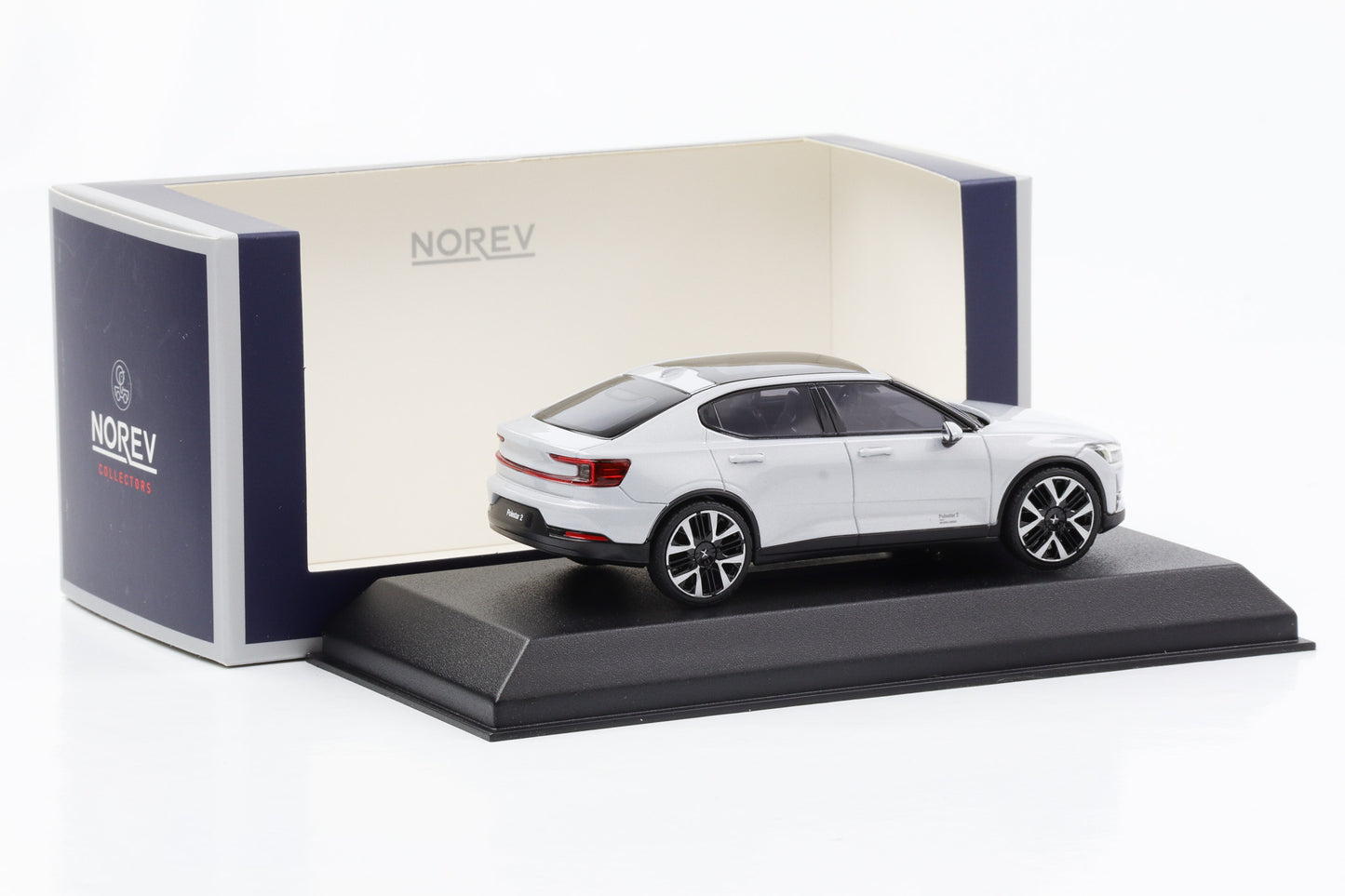 1:43 Polestar 2 2024 Magnesium metallic Norev 872012 diecast