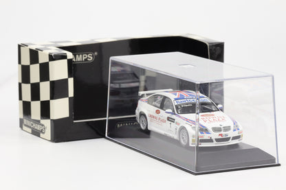 1:43 Minichamps BMW 320si WTCC Porto  2007 BMW Team UK Winner A. Priaulx